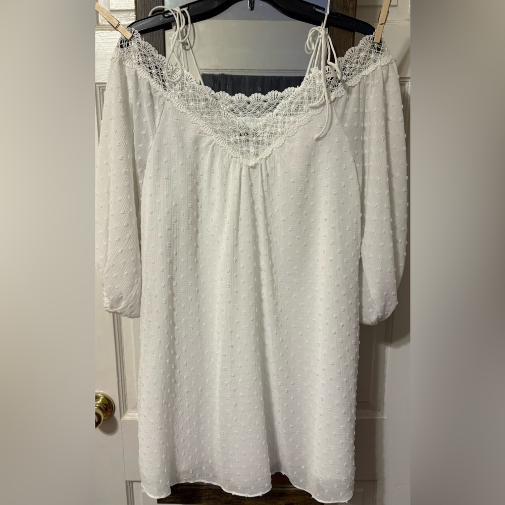 DO+BE White Mini Dress